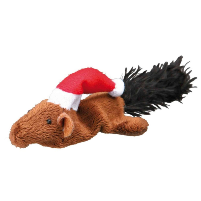 Trixie Xmas Jouets souris et écureuils, en peluche - 14-17cm | pour chats