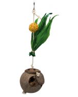 Trixie Noix de coco sur corde en sisal - par exemple: grandes perruches, perruches