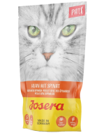 Josera Paté Poulet avec des épinards - 16 x 85 g | Aliments humides pour chats