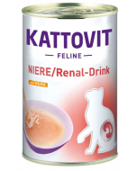 DE Kattovit Renal Drink Poulet - 24x135ml