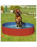Piscine pour chien "Doggy Pool" rouge/bleu