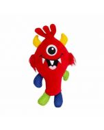 Pawise Monstre en peluche "Fiery" rouge | 19cm