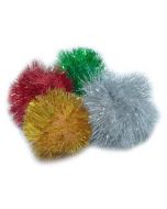 Pawise Balle Pompom pour chats, assortie - 1 pc.