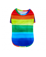 Croci Shirt pour chiens PRIDE, couleurs d'arc-en-ciel