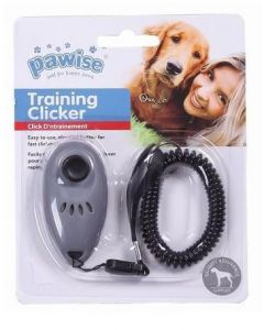 Pawise Training-Clicker avec bande en spirale gris, 7cm 