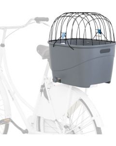 Trixie Panier pour porte-bagages, en plastique/métal, 36x47x46cm - gris