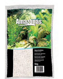 DE Amazonas Gravier de quartz blanc - 2-4mm, 5kg