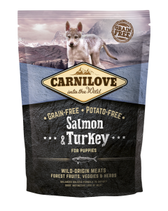Carnilove Canine Puppy Saumon & Turquie | Nourriture sèche pour chiots