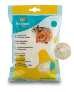 DE Ferplast Nid pour hamsters en fibre naturelle en coton - 25g
