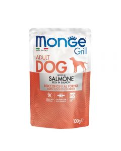 DE Monge Grill Dog Grain Free Adult - Saumon, 24x100g | Nourriture humide