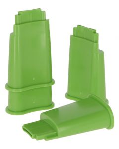 Kerbl Pieds supports pour abreuvoir en plastique, 4 pièces, vert - 8cm | pour volaille
