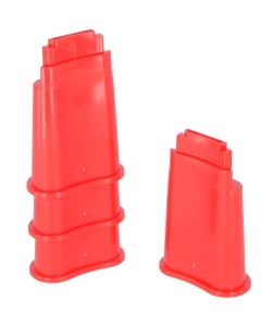 Kerbl Pieds supports pour abreuvoir en plastique, 4 pièces, rouge | pour volaille