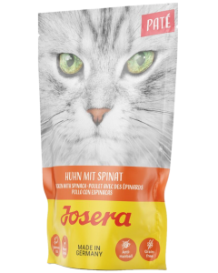 Josera Paté Poulet avec des épinards - 16 x 85 g | Aliments humides pour chats