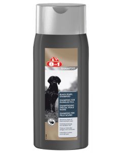 8in1 Black Pearl Shampooing pour chiens pour poils foncés - 250ml 