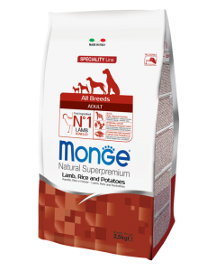 DE Monge Speciality Line Adult ALL BREEDS monoprotéine - Agneau | Nourriture sèche