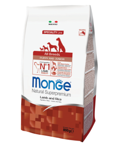 DE Monge Speciality Line Puppy&Junior ALL BREEDS monoprotéine - Agneau | Nourriture sèche