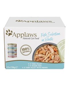 Applaws poisson, boîte, 3 variétés - 12x70g