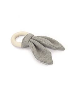 JS Beeztees anneau de caoutchouc Baitro, gris/blanc - 22x8.5x2cm | pour chiots