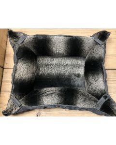 Pawise lit pour animaux de compagnie "Deluxe", gris foncé - 65x55cm