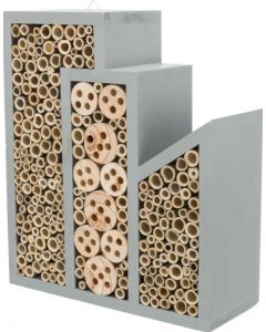 Trixie Hôtel pour abeille, en bois d'écorce - 30x35x12cm 