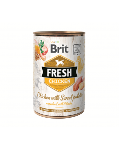 Brit Fresh Dog - Poulet avec patate douce 