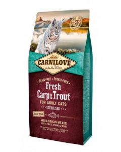 Carnilove Feline Fresh Carpes & Truites | Nourriture sèche pour chats