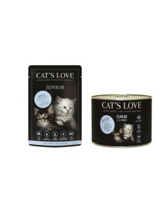 DE Cat's Love Junior, Veau | Nourriture humide pour chats