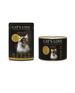 DE Cat's Love Senior 10+ Canard | Nourriture humide pour les chats