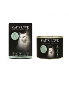 DE Cat's Love Adult, Dinde PURE | Nourriture humide pour chats