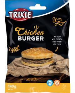 Trixie Chicken Burger, 9cm - 140 g | pour chiens