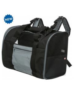 Trixie sac à dos et sac de transport Connor | noir-gris 42 × 29 × 21 cm