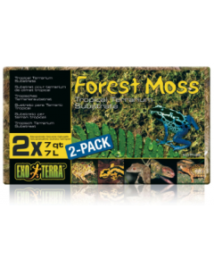 DE Exo Terra Forest Moss Substrat tropical pour terrarium - 2x7 Litre