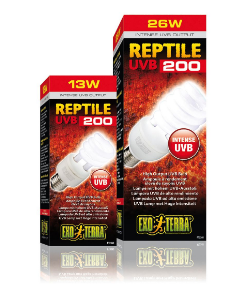 DE Exo Terra Reptile UVB 200| Lampe UVB Désert forte