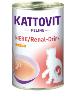 DE Kattovit Renal Drink Poulet - 24x135ml