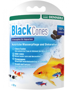 DE  Dennerle AquaRico Black Cones - cônes d’aulnes 40g