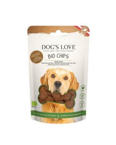 DE ‌Dog‘s Love 100% Bio volaille chips, 150g | Snack pour chiens