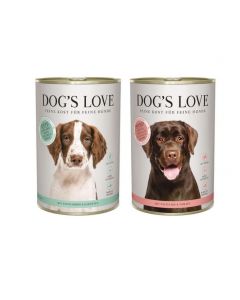 DE Dog‘s Love hypoallergénique, 400g | Nourriture humide pour les chiens