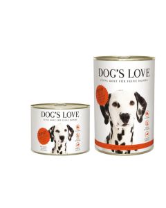 DE Dog‘s Love Classic Adult boeuf, pomme, épinard & courgette | Nourriture humide 