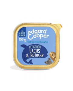 Edgard & Cooper Canine ADULT Saumon & Dinde avec betterave - 11x150g