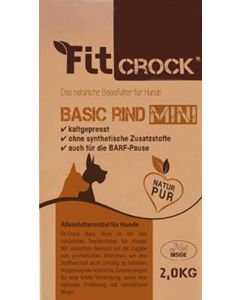 cdVet Fit-Crock Basic Boeuf MINI | Nourriture pour chiens