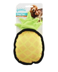 Pawise "Tropic Toy" Ananas, jaune - 23cm | pour chiens