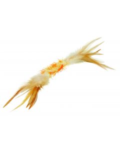 Jouet en peluche avec plumes - 14 cm 