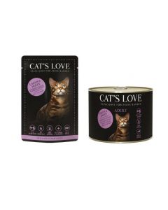 DE Cat's Love Adult, Saumon & Poulet | Nourriture humide pour chats