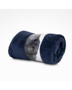Lex&Max couverture polaire pour animaux domestiques 130x180cm - bleu indigo