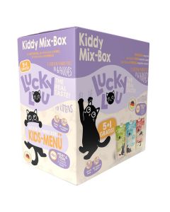 Lucky Lou Kitten, Kiddy Mix-Box 5+1 gratuit - 6x125g