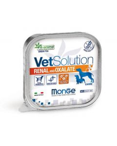 DE Monge Vet Solution Feline, Renal & Oxalate - 24 x 100g | Nourriture humide 