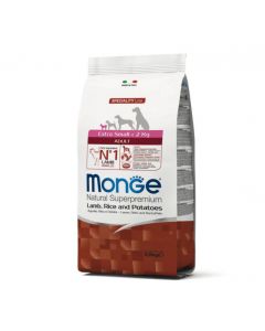 DE Monge Speciality Line Adult EXTRA SMALL - Agneau, Riz & Patates, 2.5kg | Nourriture sèche