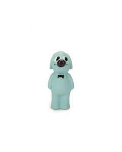 JS Beeztees chien en latex Musty, bleu - 13x7.5x5cm | jouet pour chiots