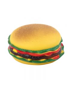 Pawise Hamburger en vinyle - 13cm | Jouet pour chiens