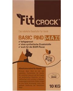 cdVet Fit-Crock Basic Boeuf MAXI | Nourriture pour chiens